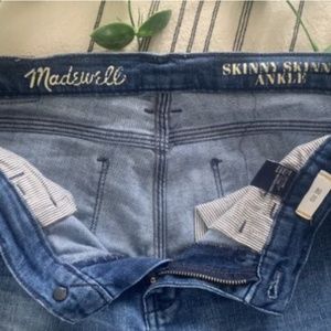 Madewell Skinny Skinny Ankle Jeans Womens 29 Stretch Denim EUC